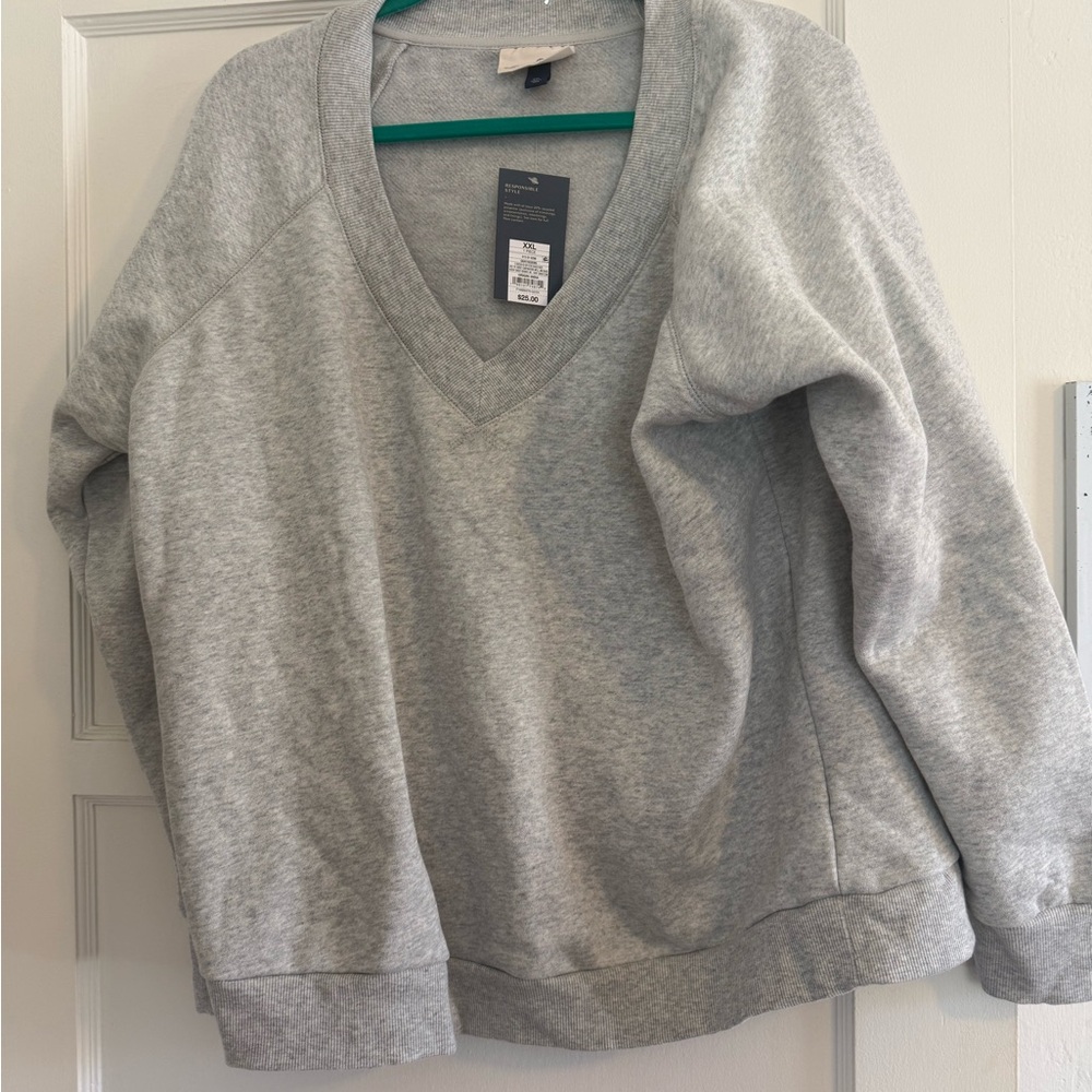 Target Gray V-Neck Sweater